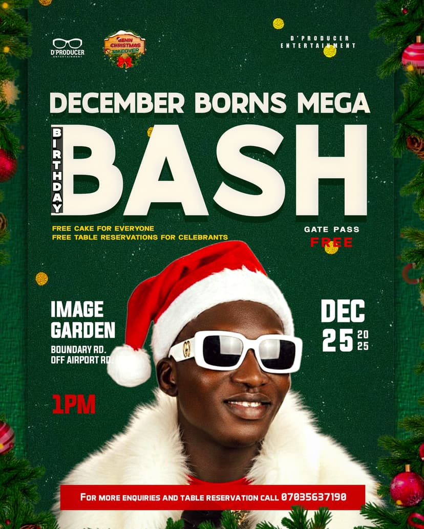 December Borns Mega Birthday Bash